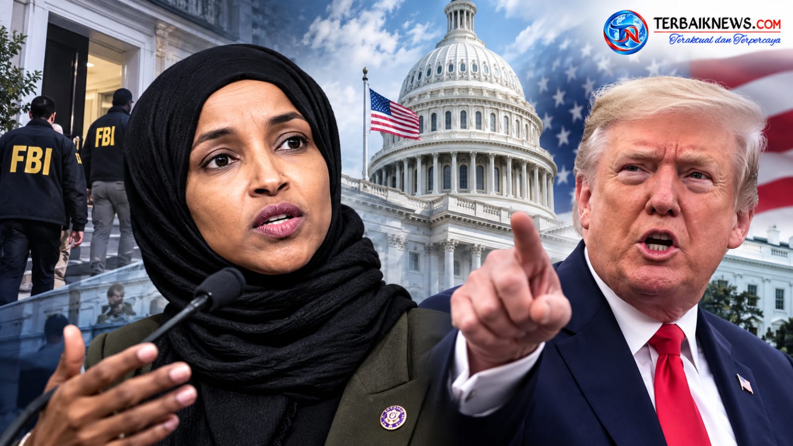 Ilhan Omar Jadi Sasaran Donald Trump, Penggeledahan Rumah Picu Kontroversi