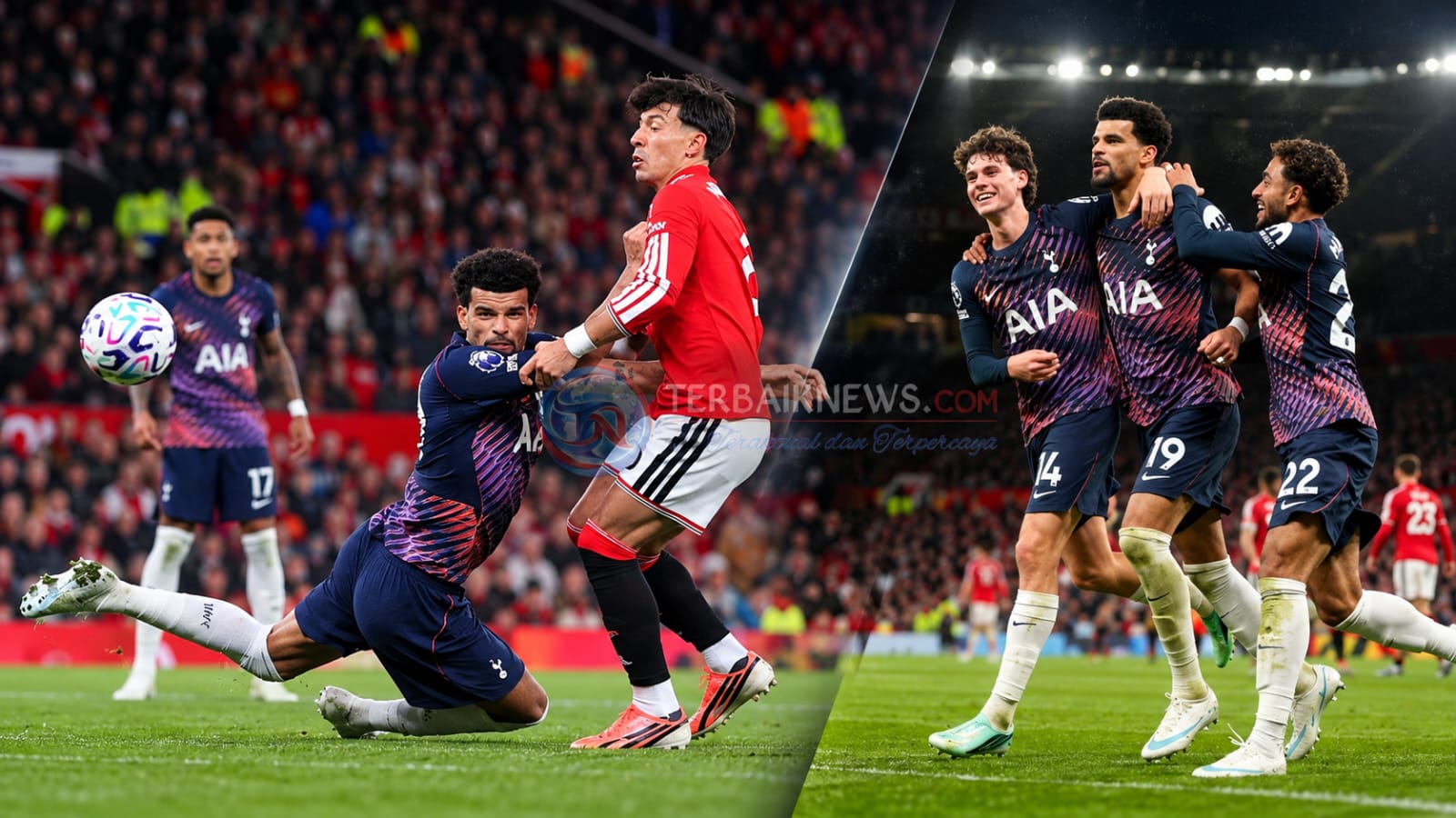 Manchester United Gagal Menang, Tottenham Curi Poin Dramatis di Old Trafford