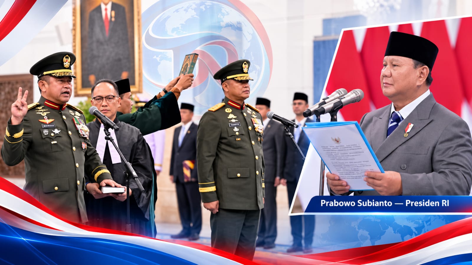 Prabowo Geser Maruli Simanjuntak, Tandyo Budi Revita Resmi Jadi KSAD