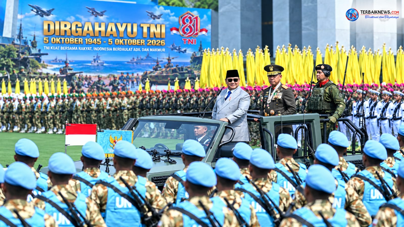 Prabowo Pimpin HUT ke-81 TNI, Ini Pesan Penting untuk Prajurit