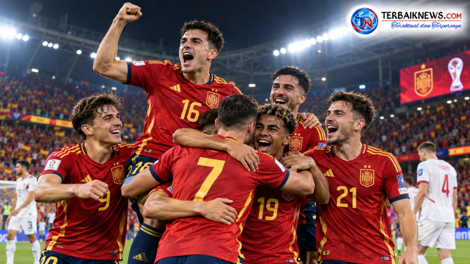 Spanyol Tetap Ganas Meski Banyak Rotasi, Ceko Jadi Korban