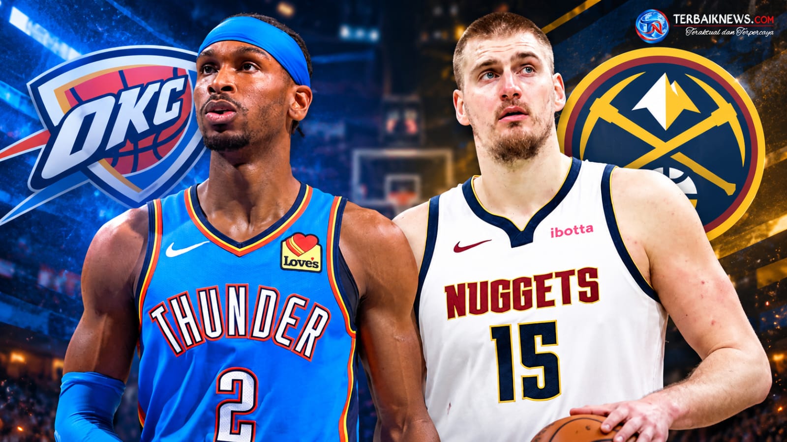 Thunder vs Nuggets: Duel Shai Gilgeous-Alexander dan Nikola Jokic Jadi Sorotan